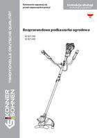 Bezprzewodowe podkaszarki ogrodowe KS BCT-20V, KS BCT-40V