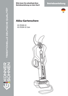 Akku-Gartenschere KS СPS20V-32, KS СPS20V-32 Case