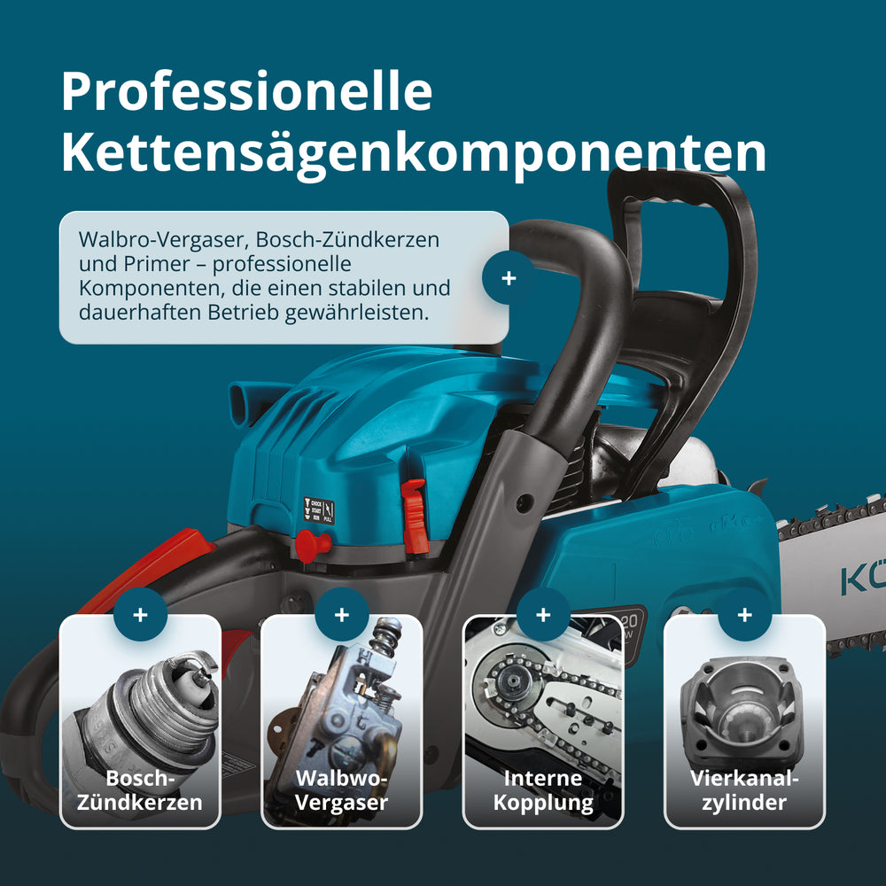 Benzin-Kettensäge KS CS40G-20