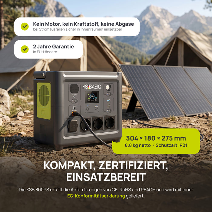 Tragbare Powerstation KSB 800PS 