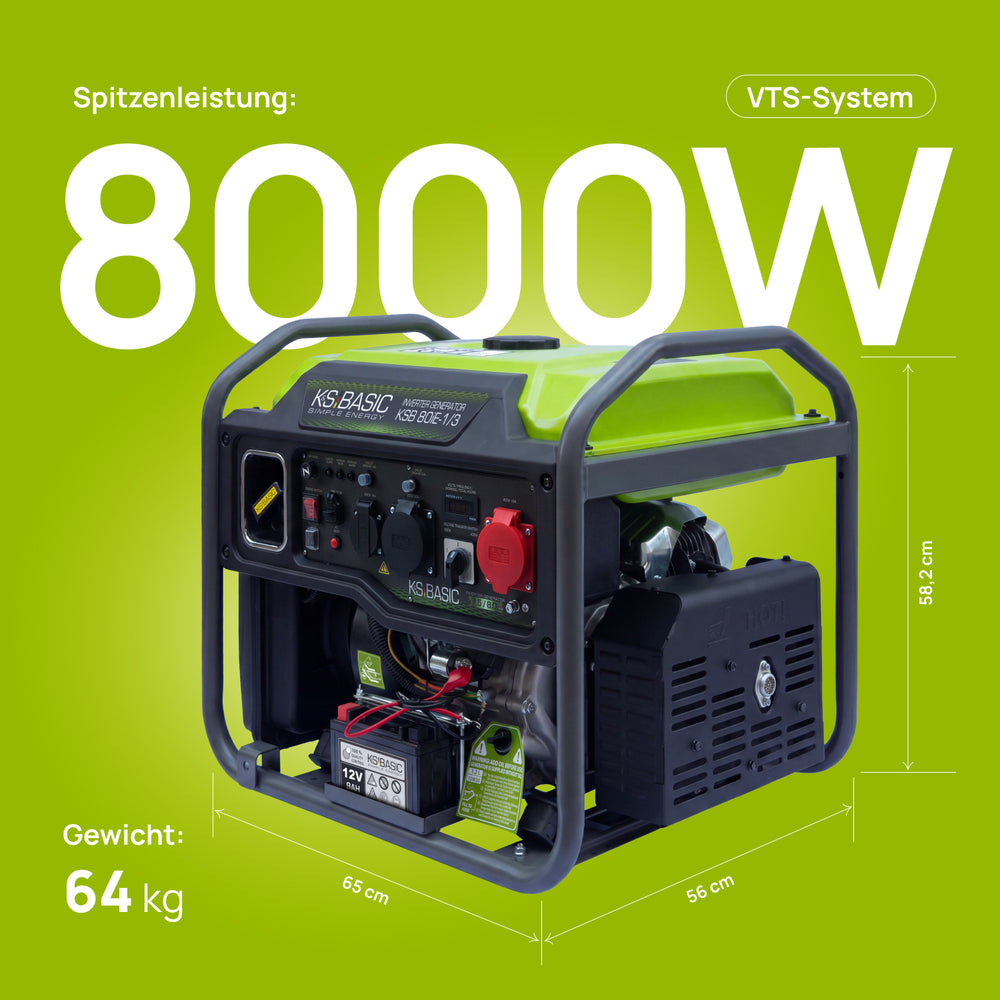 Invertergenerator KSB 80iE-1/3