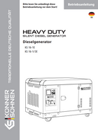 Dieselgeneratoren KS 16-1/3E, KS 16-1E