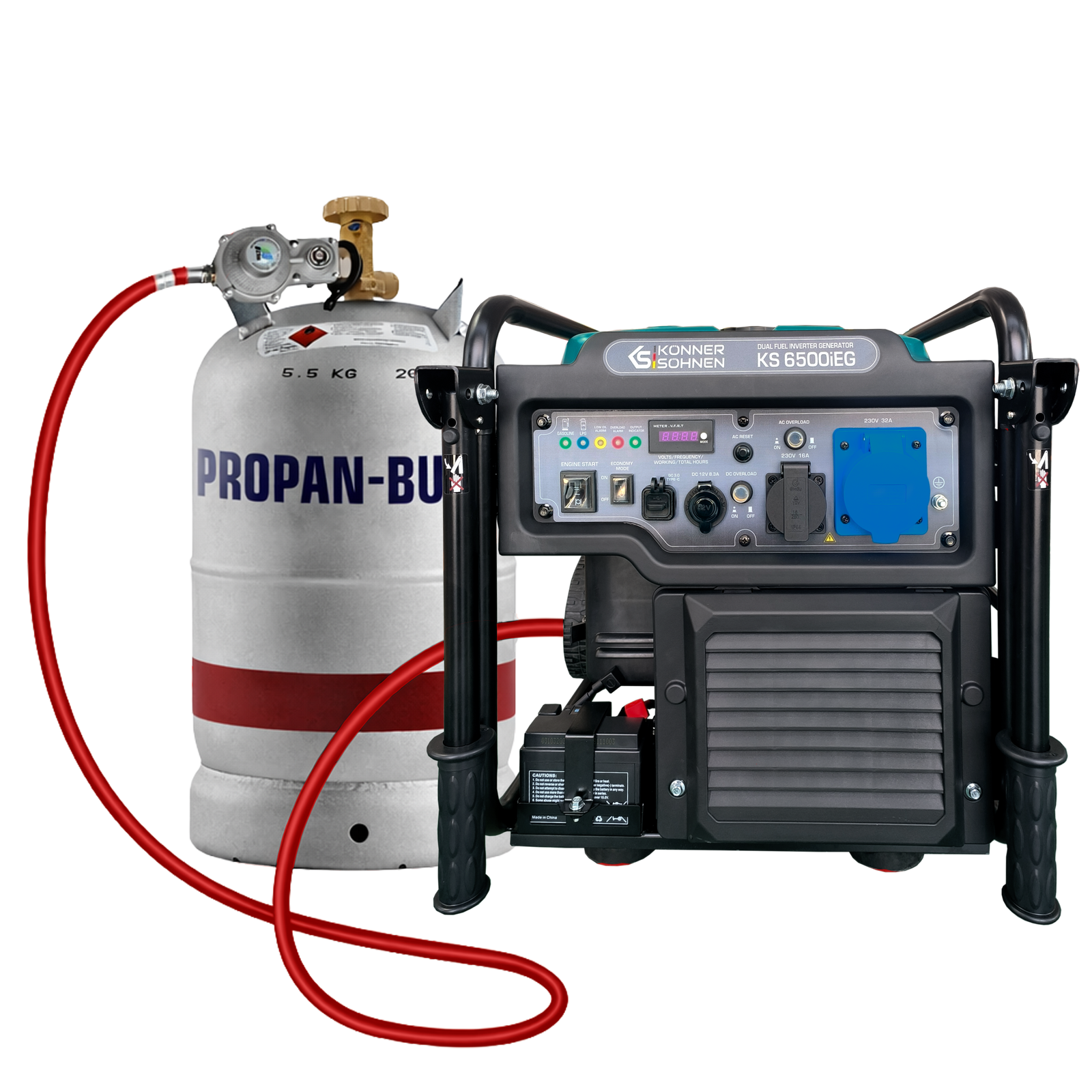 Inverter Generator KS 6500iEG (Benzin/Gas)