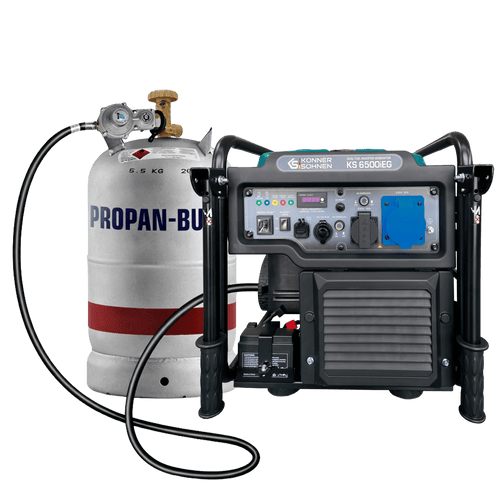 Dobbeltbrændstof Inverter Generator KS 6500iEG