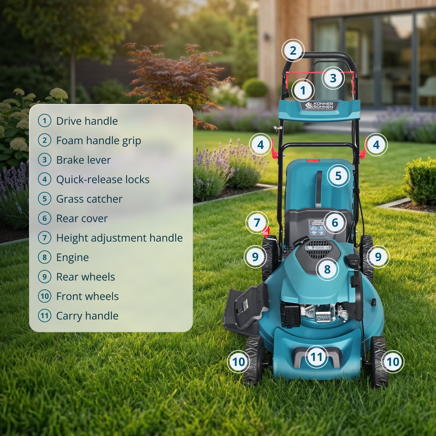 Cortacésped de gasolina KS 56LMG-SP
