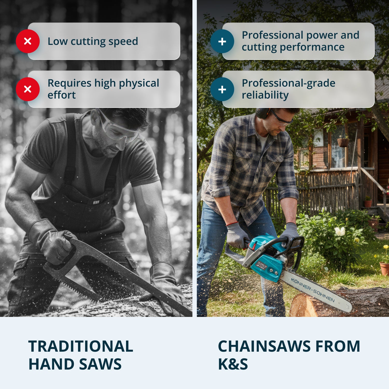 Gasoline chainsaw KS CS40G-20