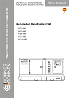 Diesel kraftværk KS 22-3BE, KS 35-3BE, KS 50-3BE, KS 72-3BE, KS 110-3BE