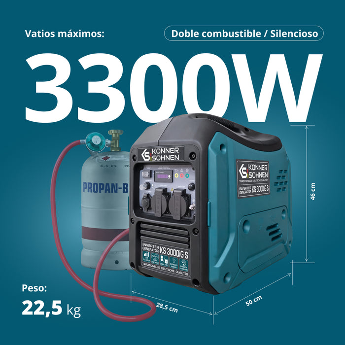 LPG/Benzinski inverter generator KS 3000iG S