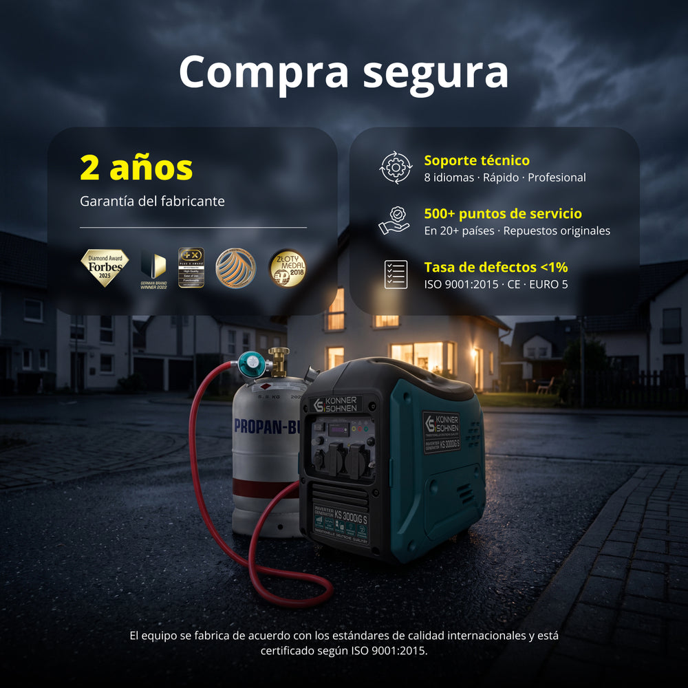 LPG/Benzinski inverter generator KS 3000iG S