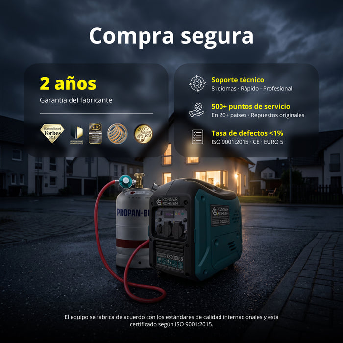LPG/Benzinski inverter generator KS 3000iG S