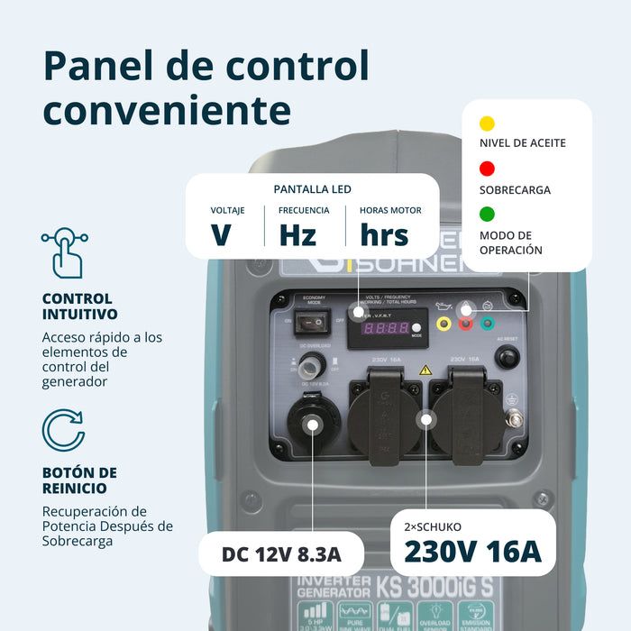 LPG/benzinski inverter generator KS 3000iG S