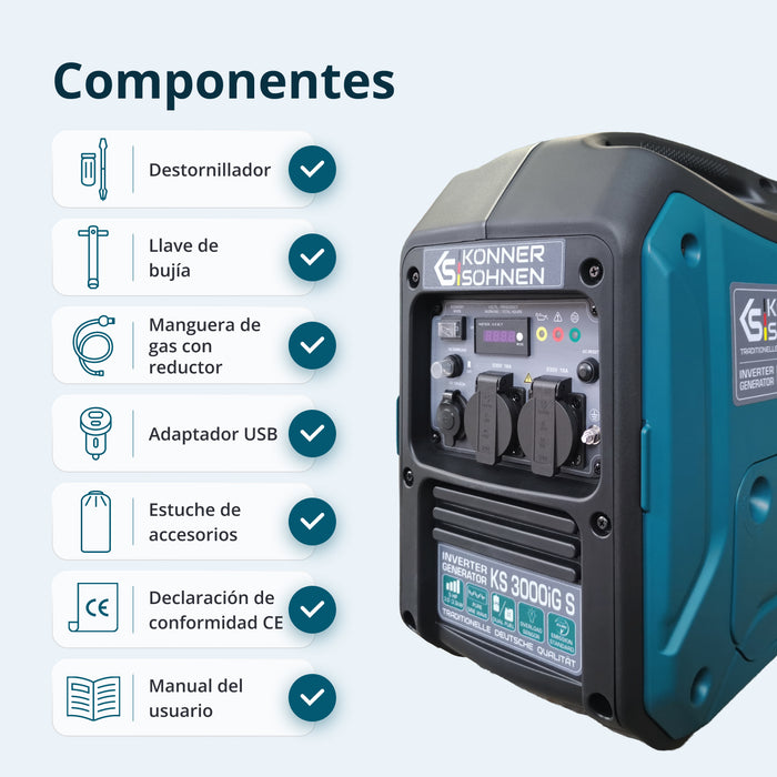 LPG/benzinski inverter generator KS 3000iG S