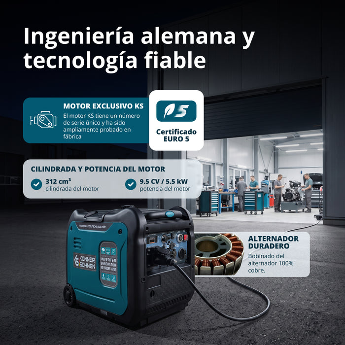 Gerador inversor KS 5500iE S ATSR