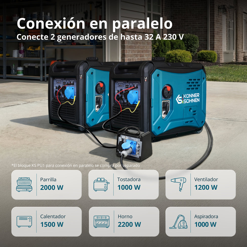 Invertergenerator KS 6000iE S