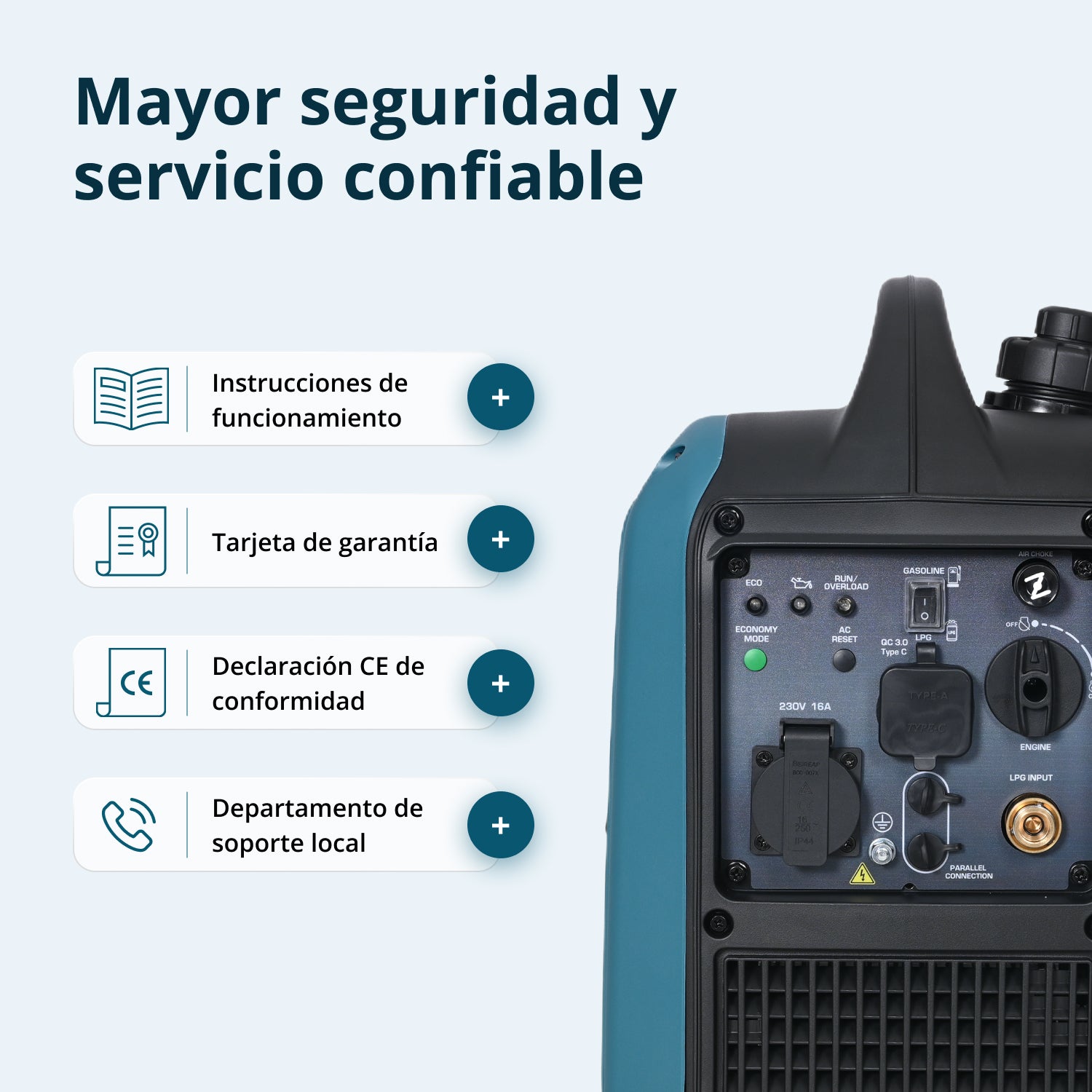 Invertergenerator (LPG/benzin) KS 1900iG S