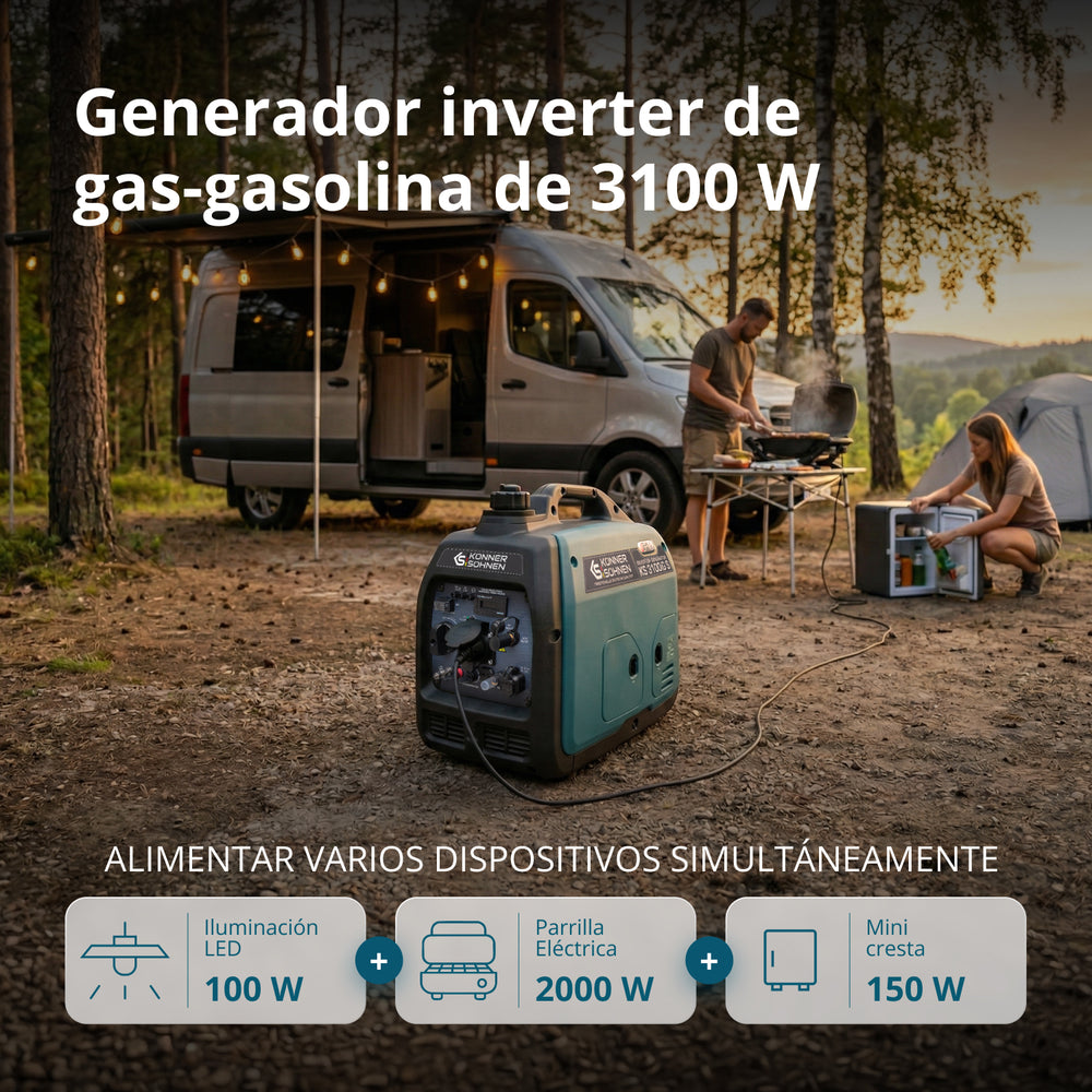 LPG/bensin invertergenerator KS 3100iG S