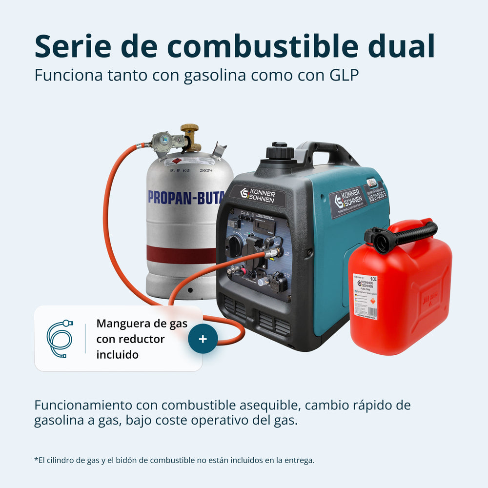 LPG/bensin invertergenerator KS 3100iG S