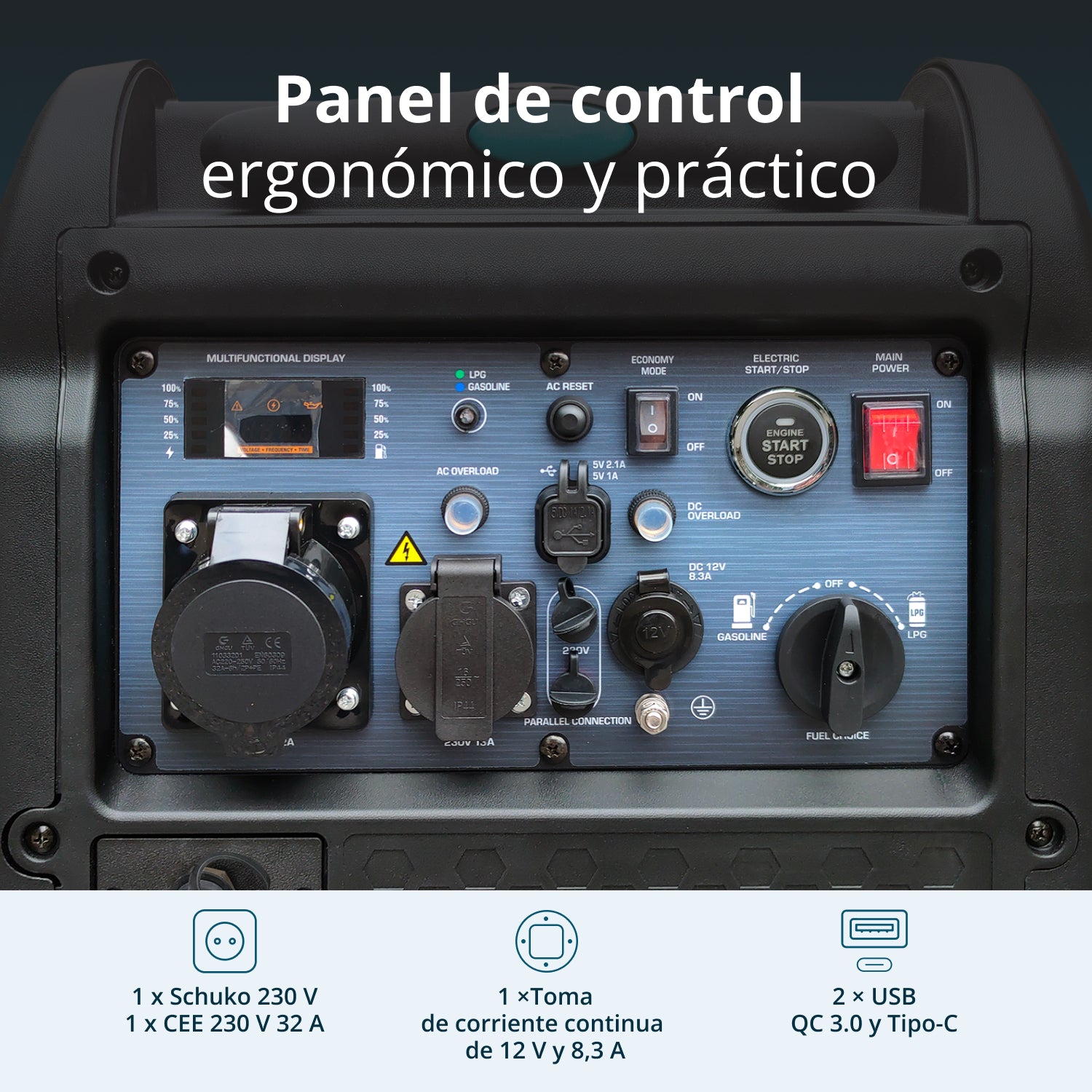 LPG/benzinski invertorski generator KS 5500iEG S