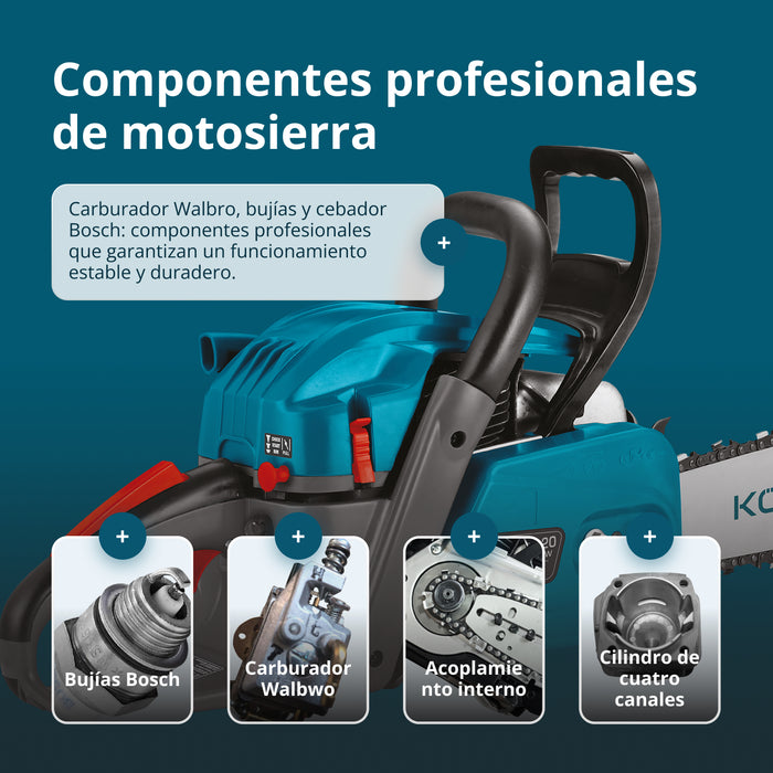 Βενζινοκίνητο αλυσοπρίονο KS CS40G-20
