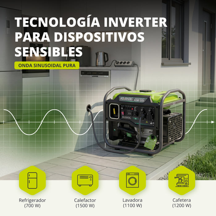Invertorový generátor KSB 55i