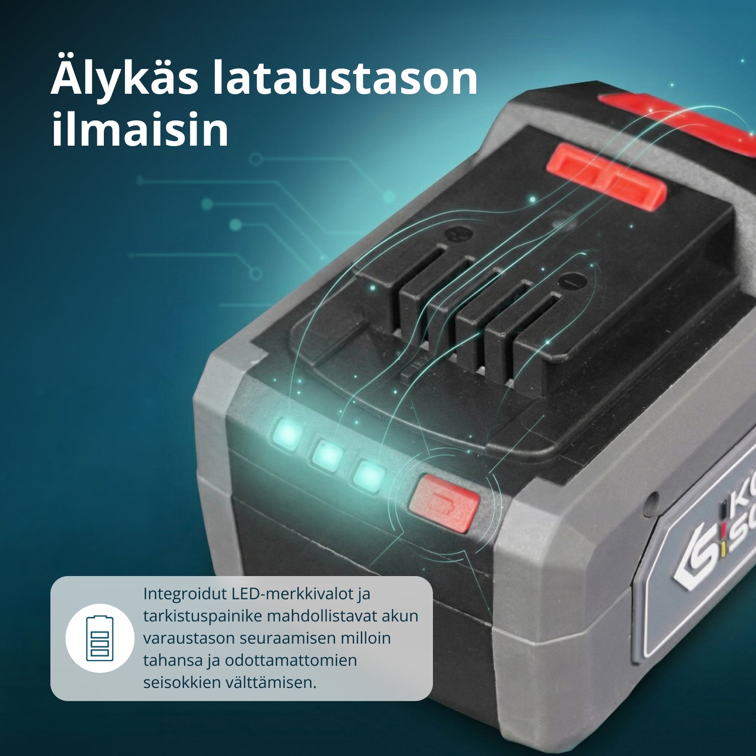 20V litiumakku KS 20V8-2