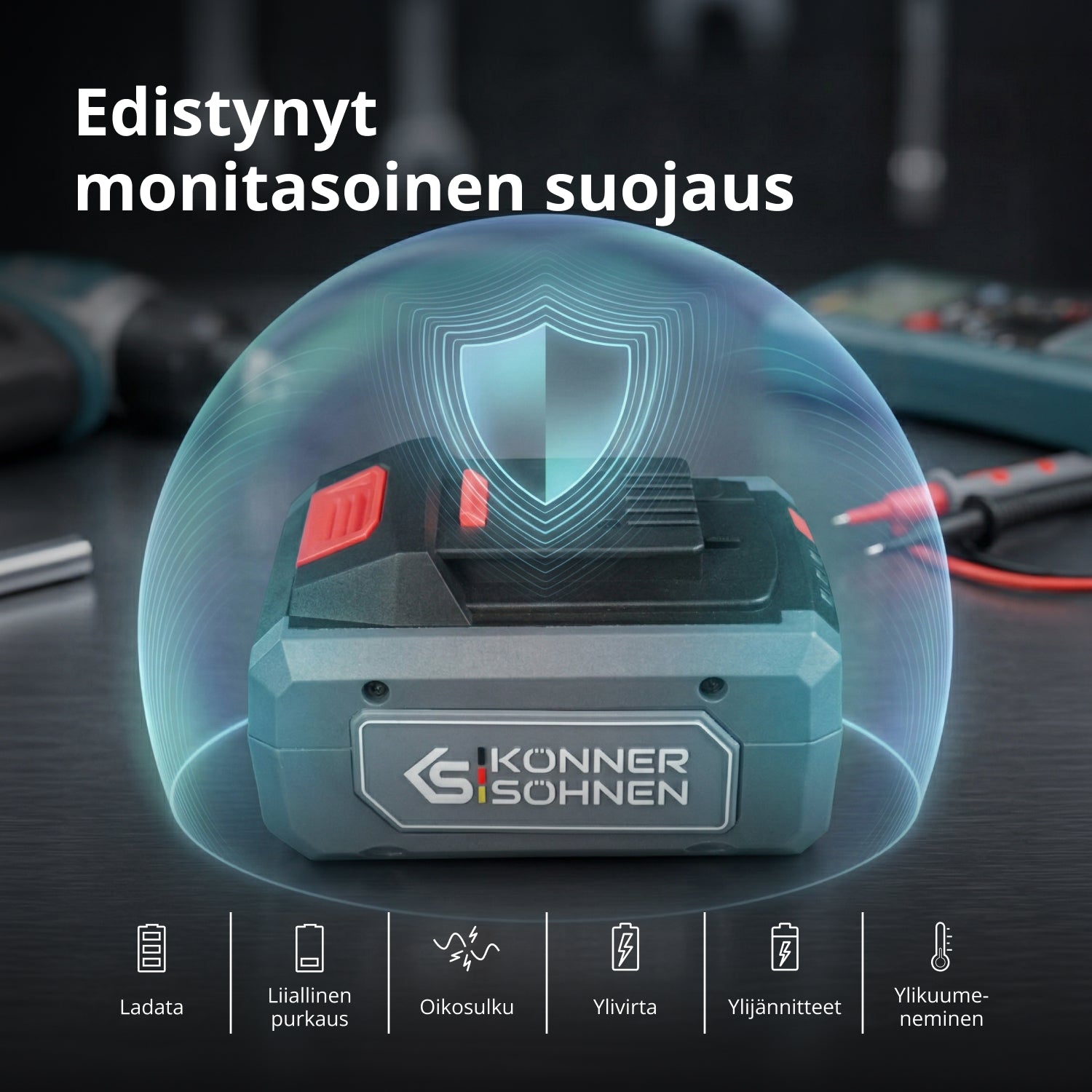 20V litiumakku KS 20V8-2