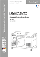 Groupes électrogènes diesel KS 16-1/3E, KS 16-1E