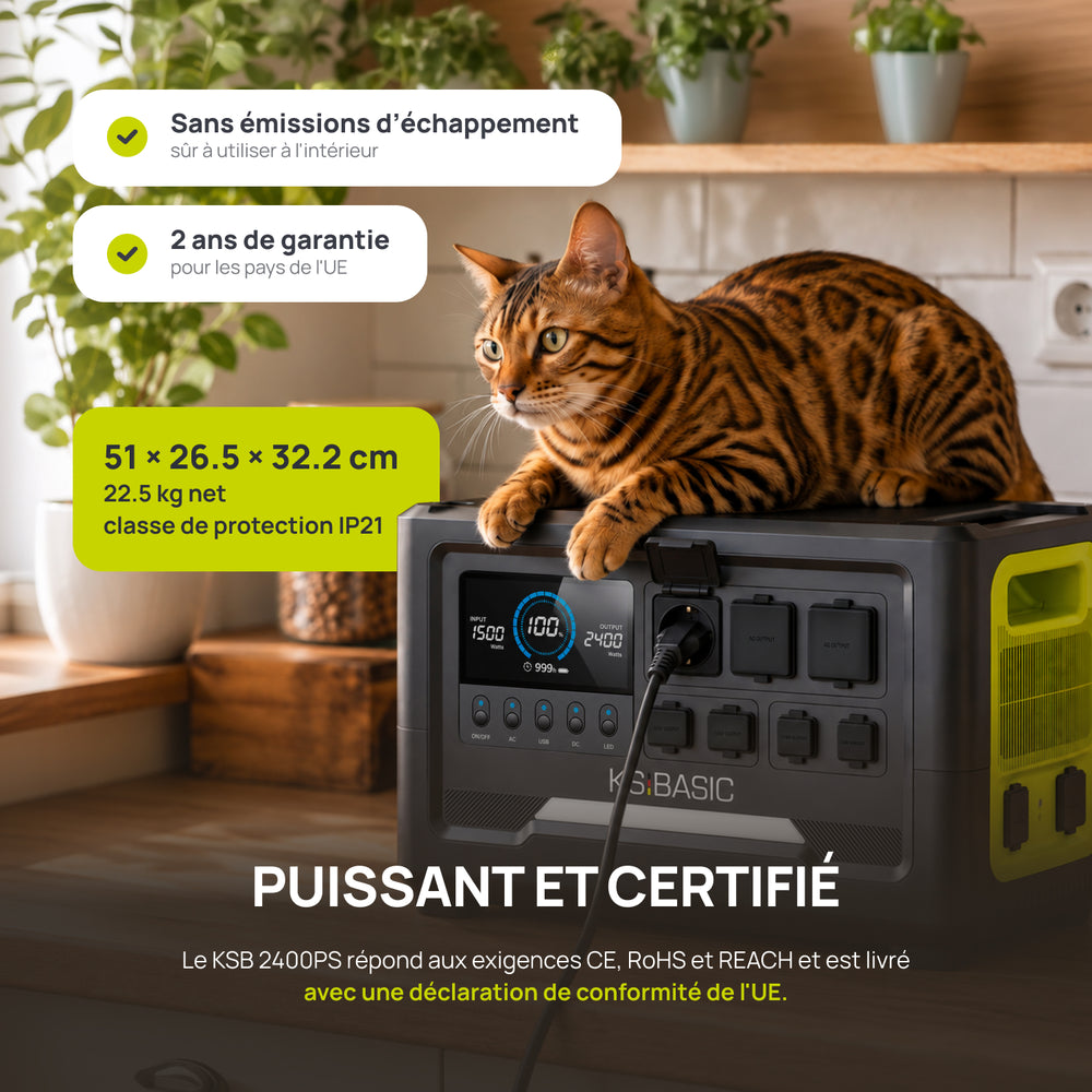 Station d'alimentation portable KSB 1200PS 
