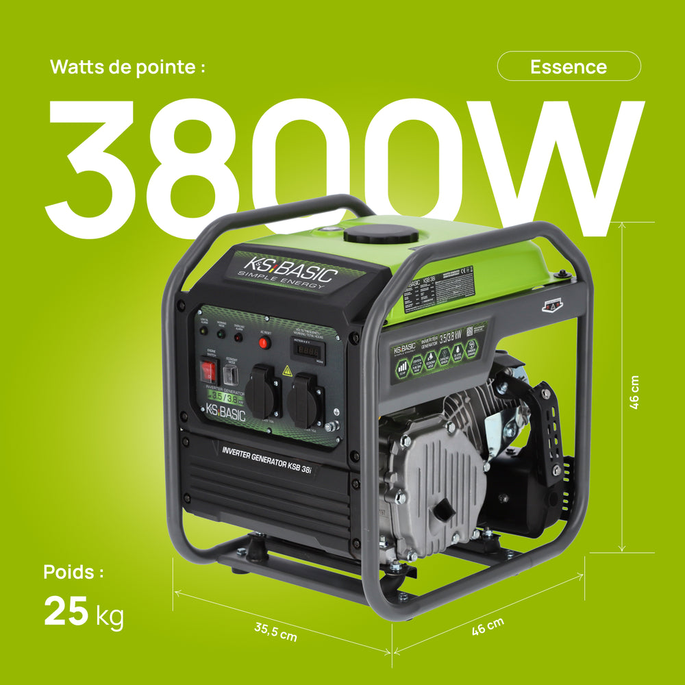 Groupe électrogène Inverter KSB 38i 
