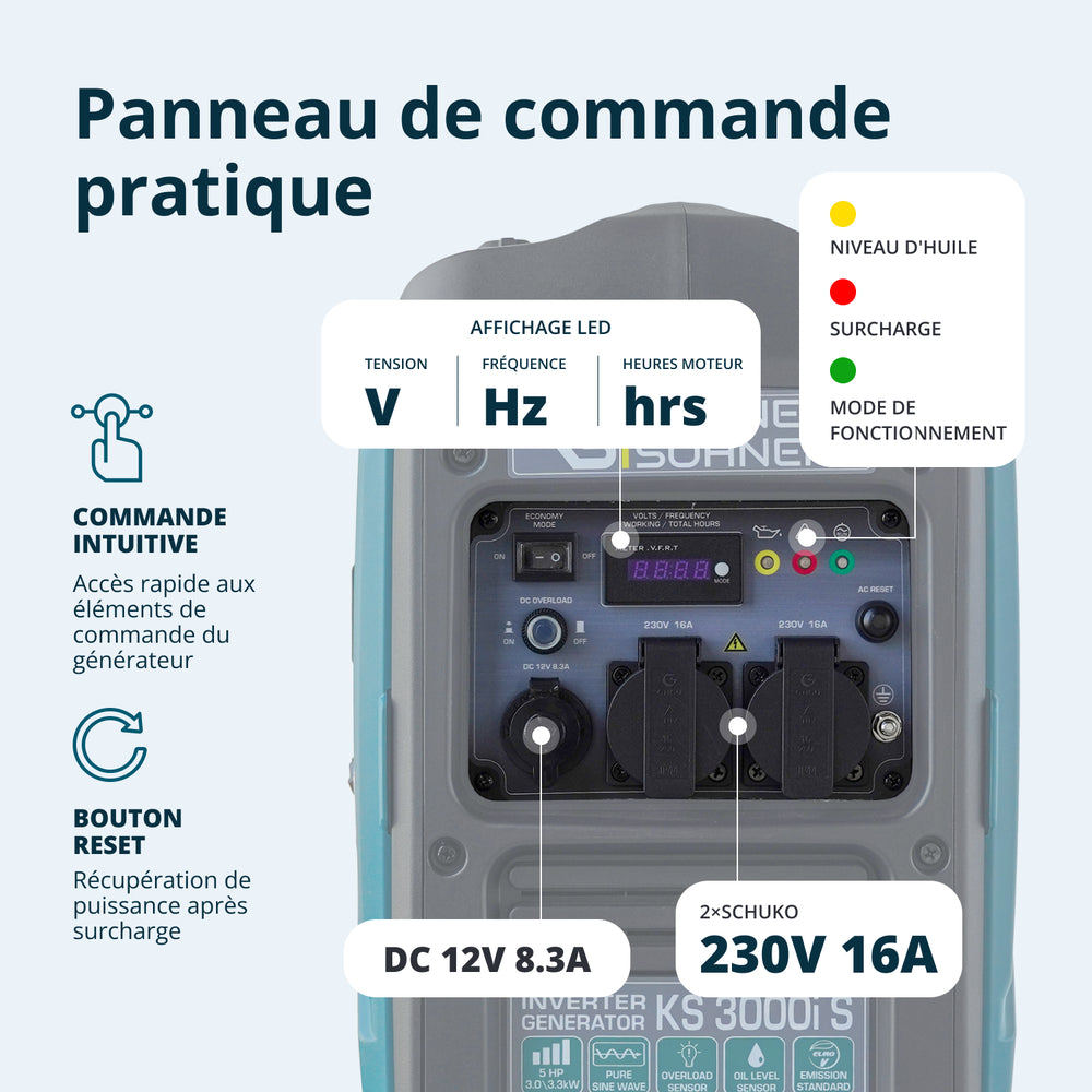 Groupe électrogène inverter KS 3000i S