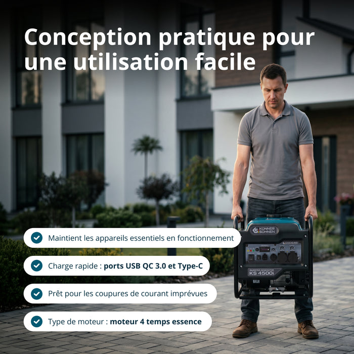 Groupe électrogène onduleur KS 4500i