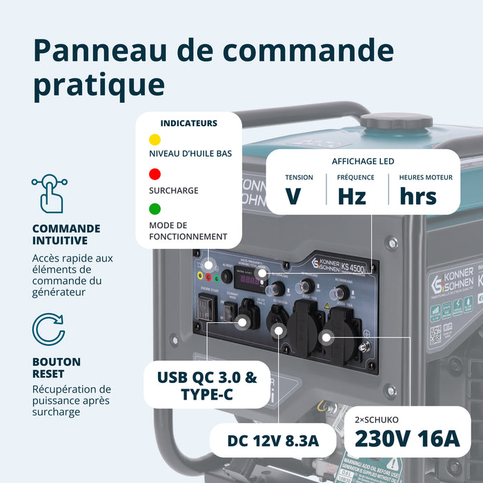 Groupe électrogène onduleur KS 4500i