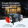 Groupe électrogène Inverter KS 6500iEG (Essence/Gaz) thumbnail