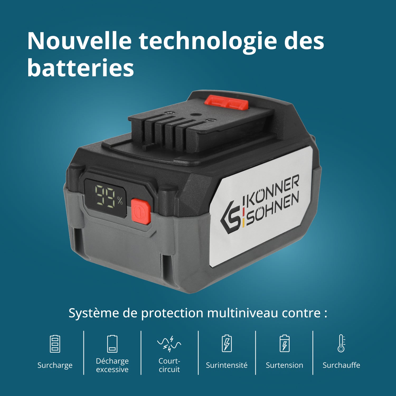 Batterie lithium 20V KS 20V4-1