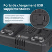 Chargeur double pour batteries rechargeables 20V KS C35A-2 thumbnail