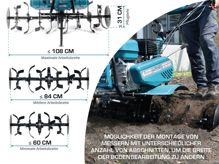 Бензинов култиватор KS 7HP-950S (Реновиран в добро състояние)