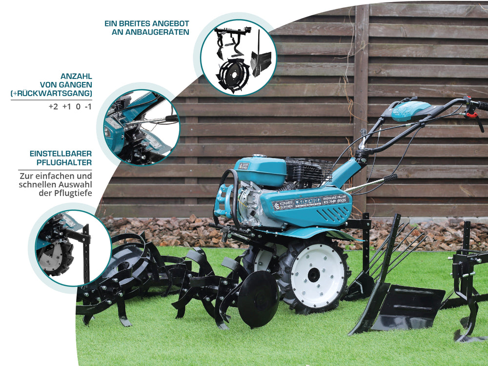Бензинов култиватор KS 7HP-950S (Реновиран в добро състояние)