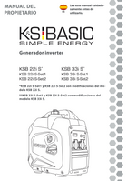 Inverter Generátor KSB 22i S, KSB 33i S 