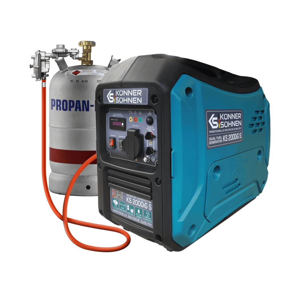 Groupe électrogène à essence-gaz de type inverter KS 2000iG S