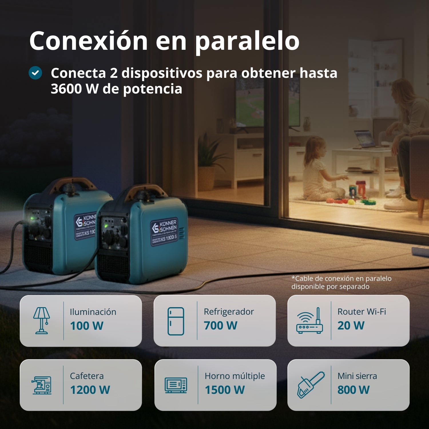 Invertterigeneraattori KS 1900i S