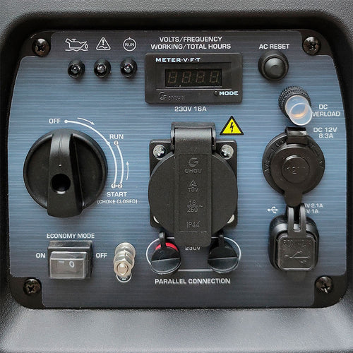 Panel de control ergonómico