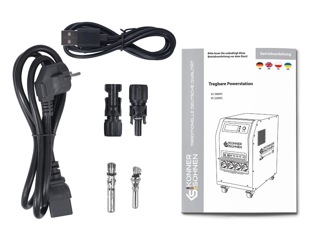 KS 3000PS 3-i-1 Bärbar Kraftstation