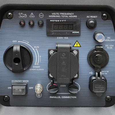 Panel de control ergonómico