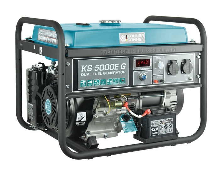 Gerador a GPL/Gasolina "Könner & Söhnen" KS 5000E G