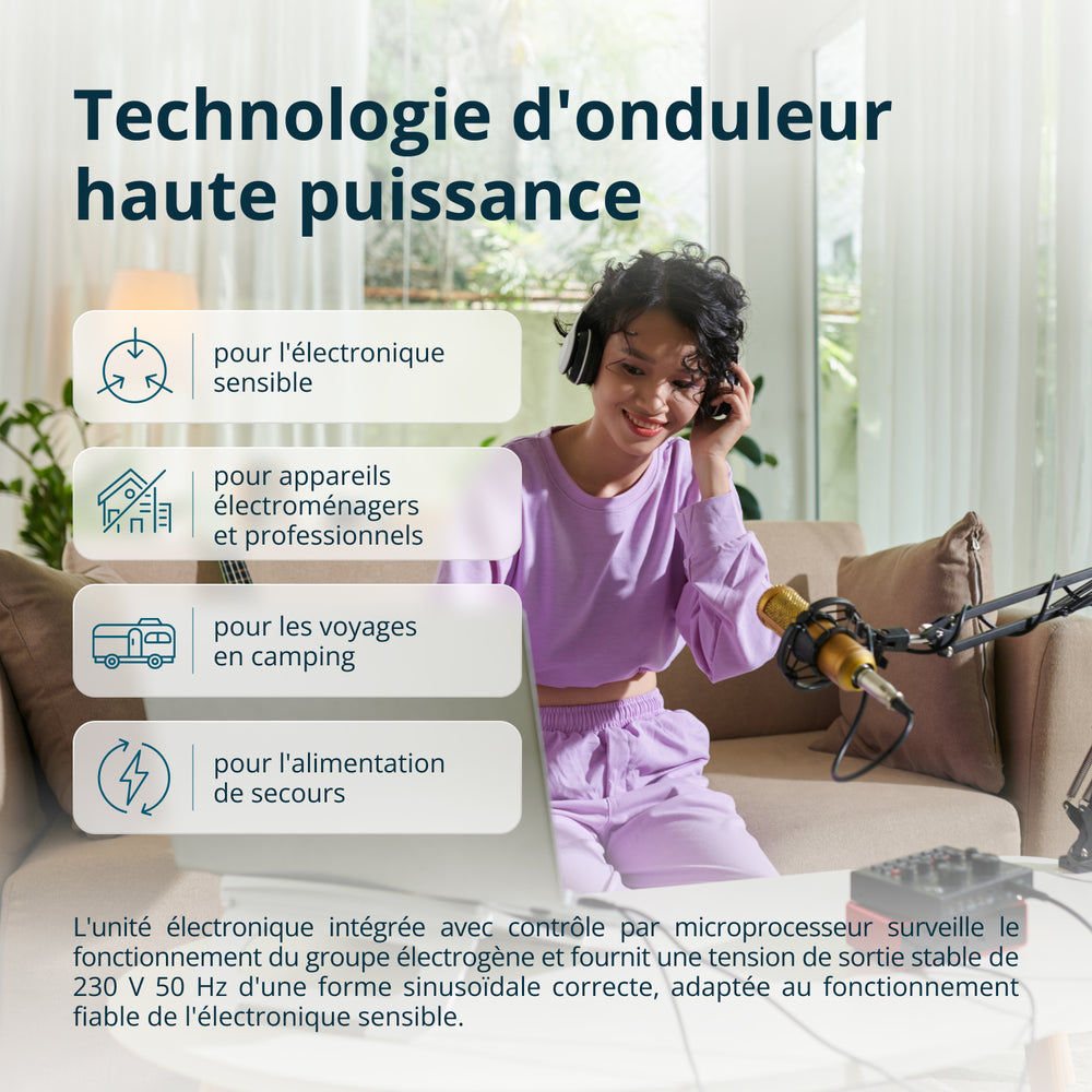Groupe électrogène inverter KS 6500iE