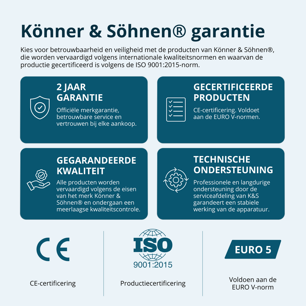 KS 48VS-DC Gelijkstroomgenerator, versie 50–55V