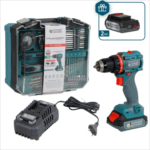 Conjunto Mestre Sem Fios KS ID20V-60 KIT 74