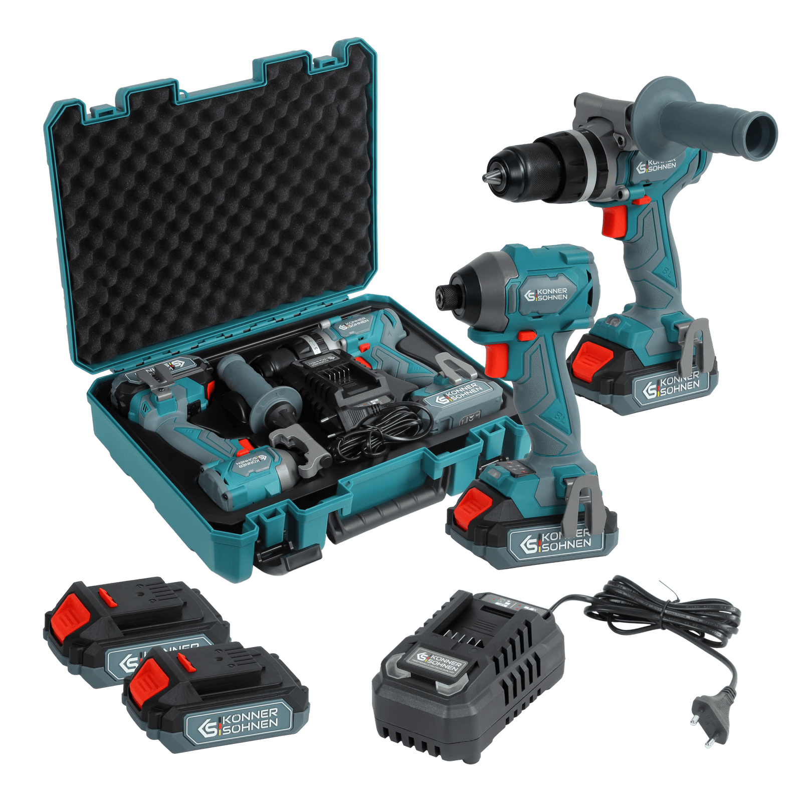 Kabelloses Master-Set 2in1 KS IDISD 20V SET 2 
