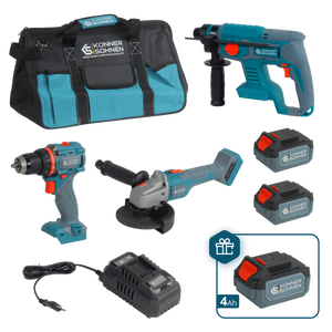 Conjunto  Maestro Inalámbrico 3 en 1 KS RHAGD 20V SET 3 PLUS