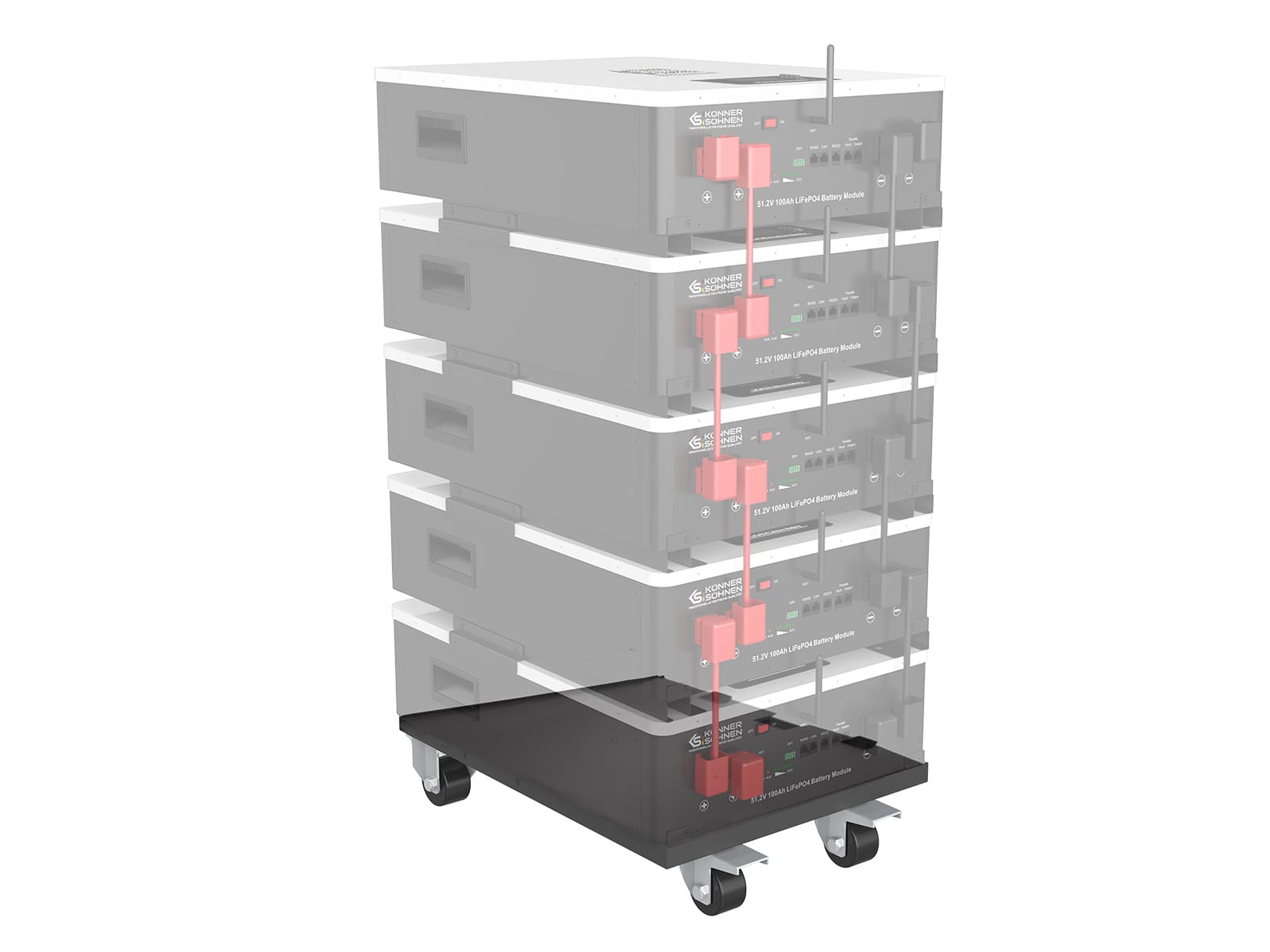 Wózek na baterie litowe KS Trolley 48